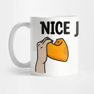 Rock Climbing Jugs Pun Mug